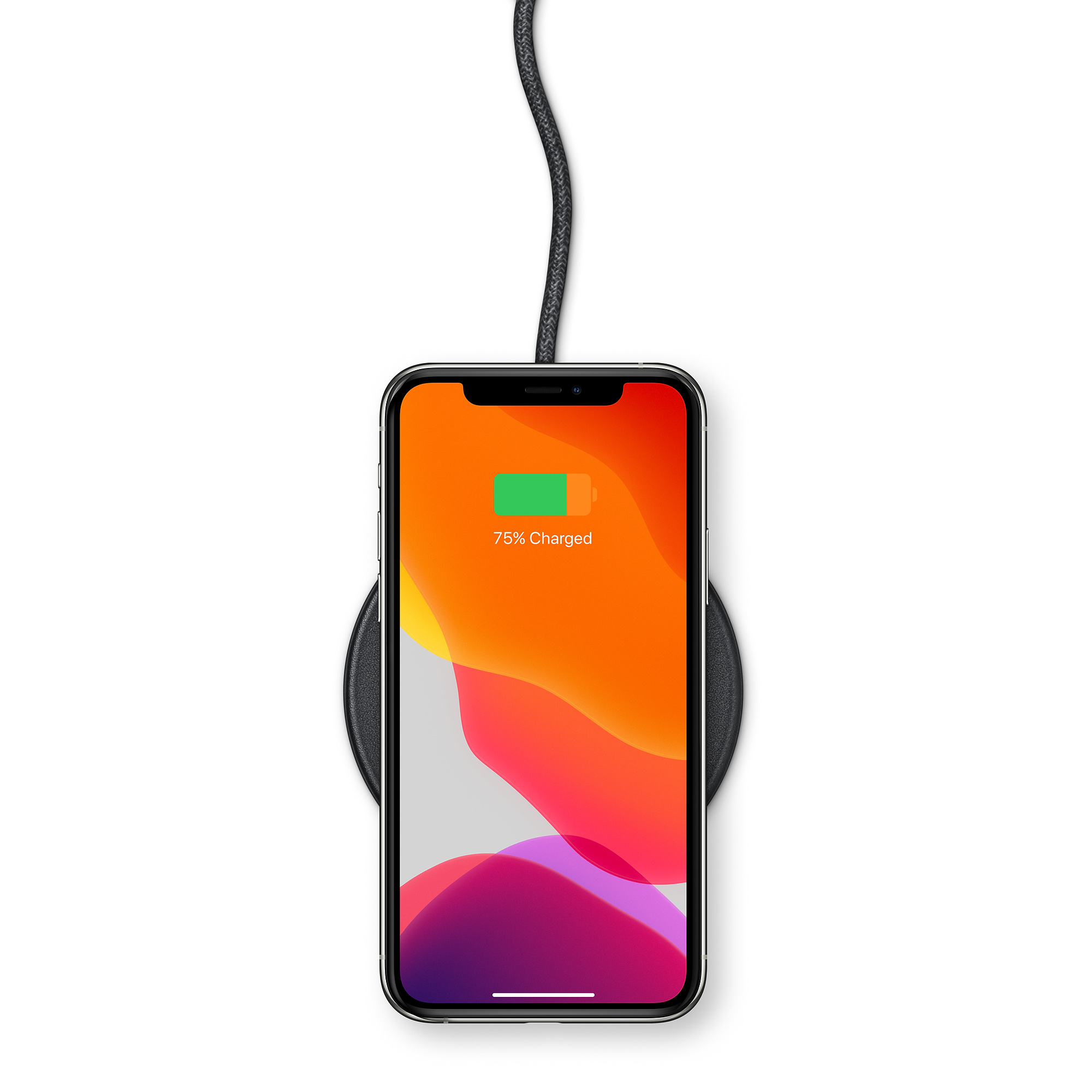 iPhone with Native Union wireless charger